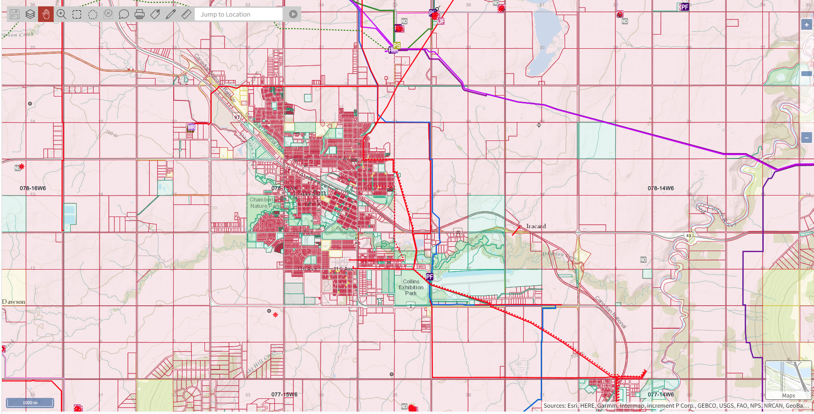Crown and Freehold Land Layers in Converge